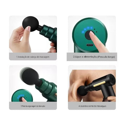 Massageador Profissional de Músculos MuscleFlex