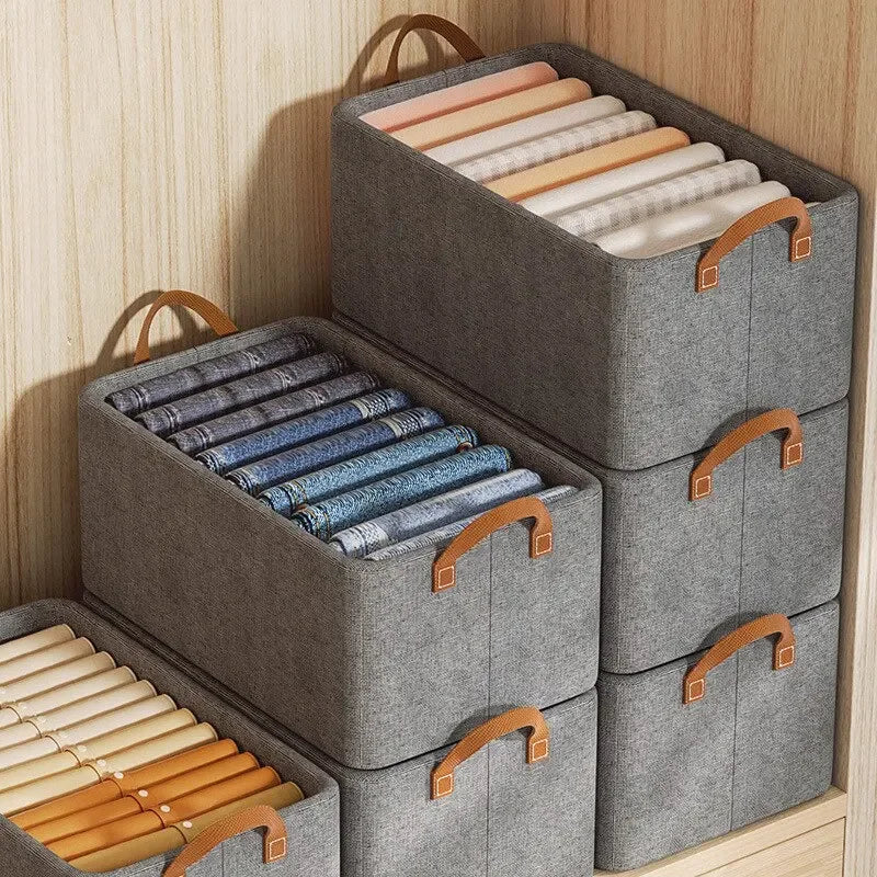 Box Organizador de Roupa para Closet e Guarda-Roupa [Compre 1 Leve 3]